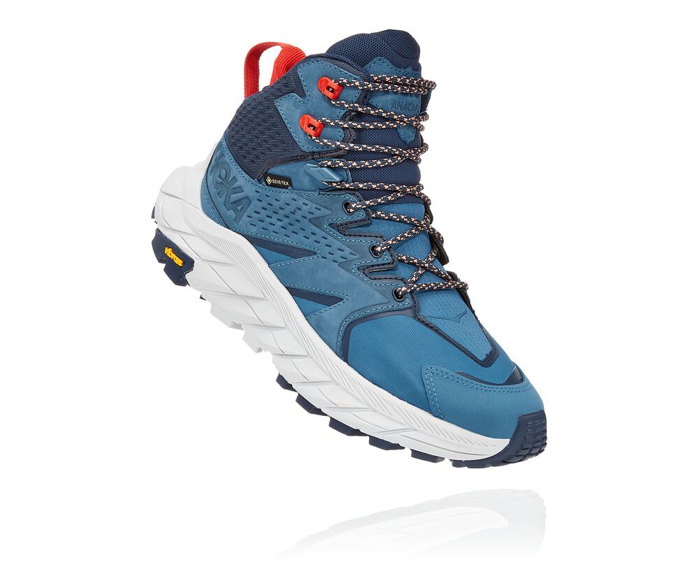 Hoka One One Anacapa Mid GORE-TEX Vandringskängor Dam Blå - SE-9421860